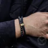 Double Layer Cross Turquoise Stainless Steel Bracelet sold by GTHIC