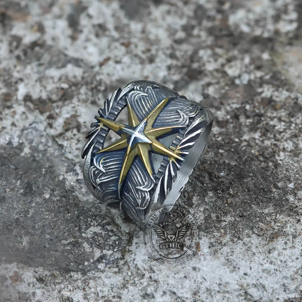 Feather Star Stainless Steel Ring sold by GTHIC product image thumbnail 5