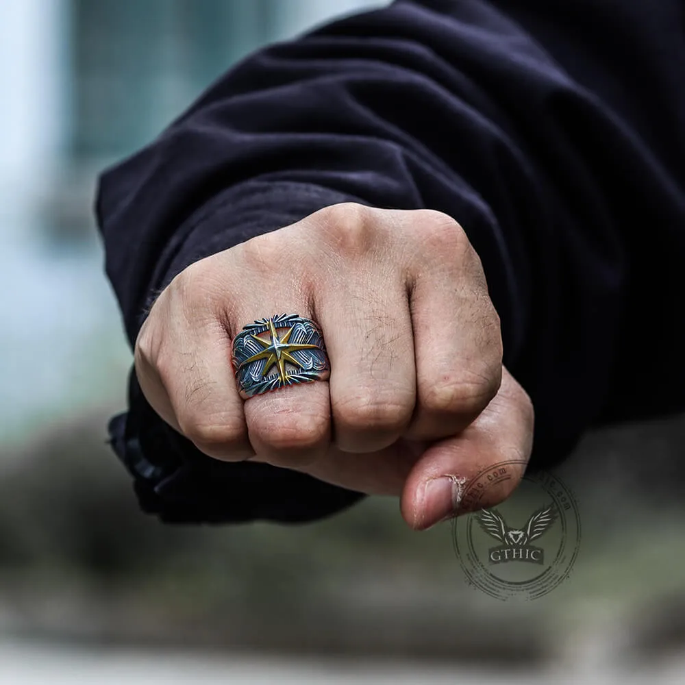 Feather Star Stainless Steel Ring sold by GTHIC product image thumbnail 2