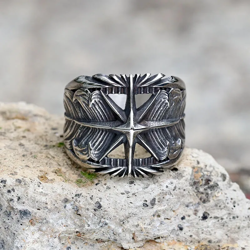 Feather Star Stainless Steel Ring sold by GTHIC product image thumbnail 4