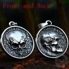 Round Stainless Steel Skull Pendant sold by GTHIC