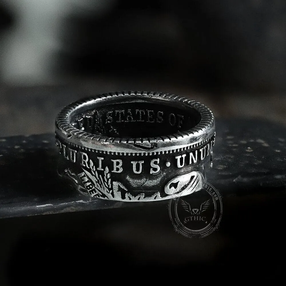 1896 Morgan Dollar Pattern Alloy Ring sold by GTHIC product image thumbnail 3
