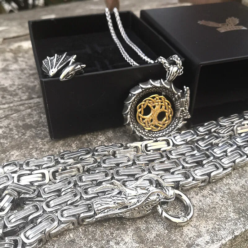 3 Pcs Flying Dragon Ring Jewelry Set sold by GTHIC