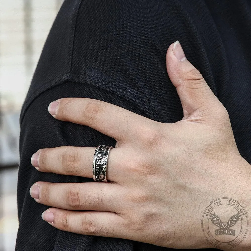 1896 Morgan Dollar Pattern Alloy Ring sold by GTHIC product image thumbnail 2