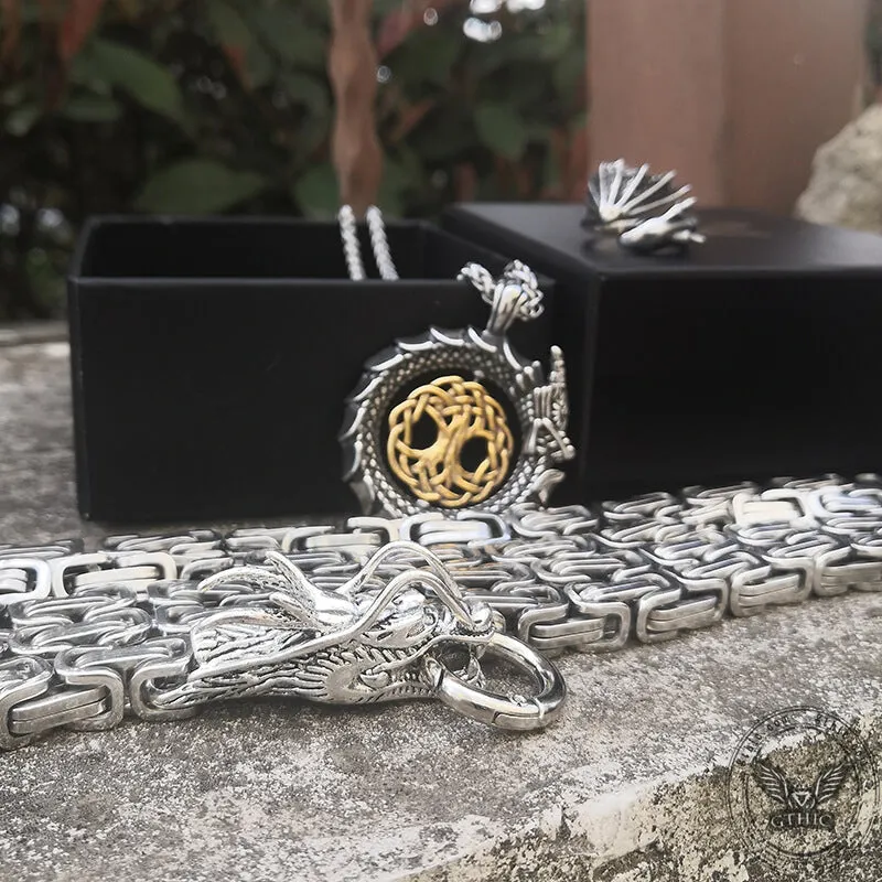 3 Pcs Flying Dragon Ring Jewelry Set sold by GTHIC product image thumbnail 4