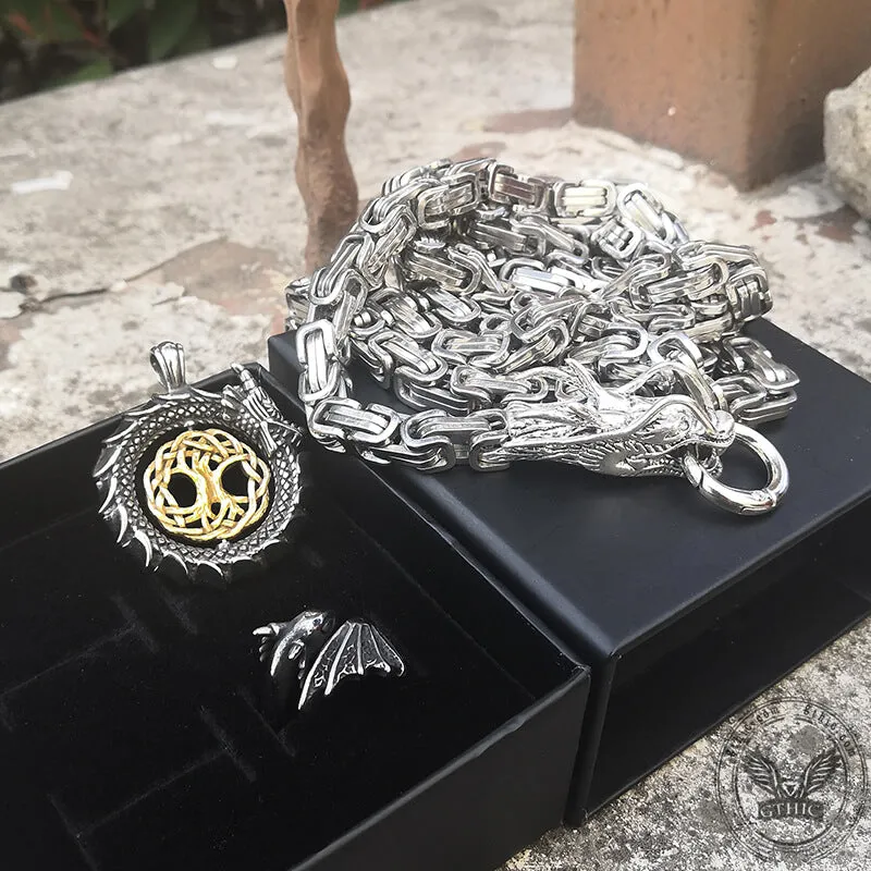 3 Pcs Flying Dragon Ring Jewelry Set sold by GTHIC product image thumbnail 2