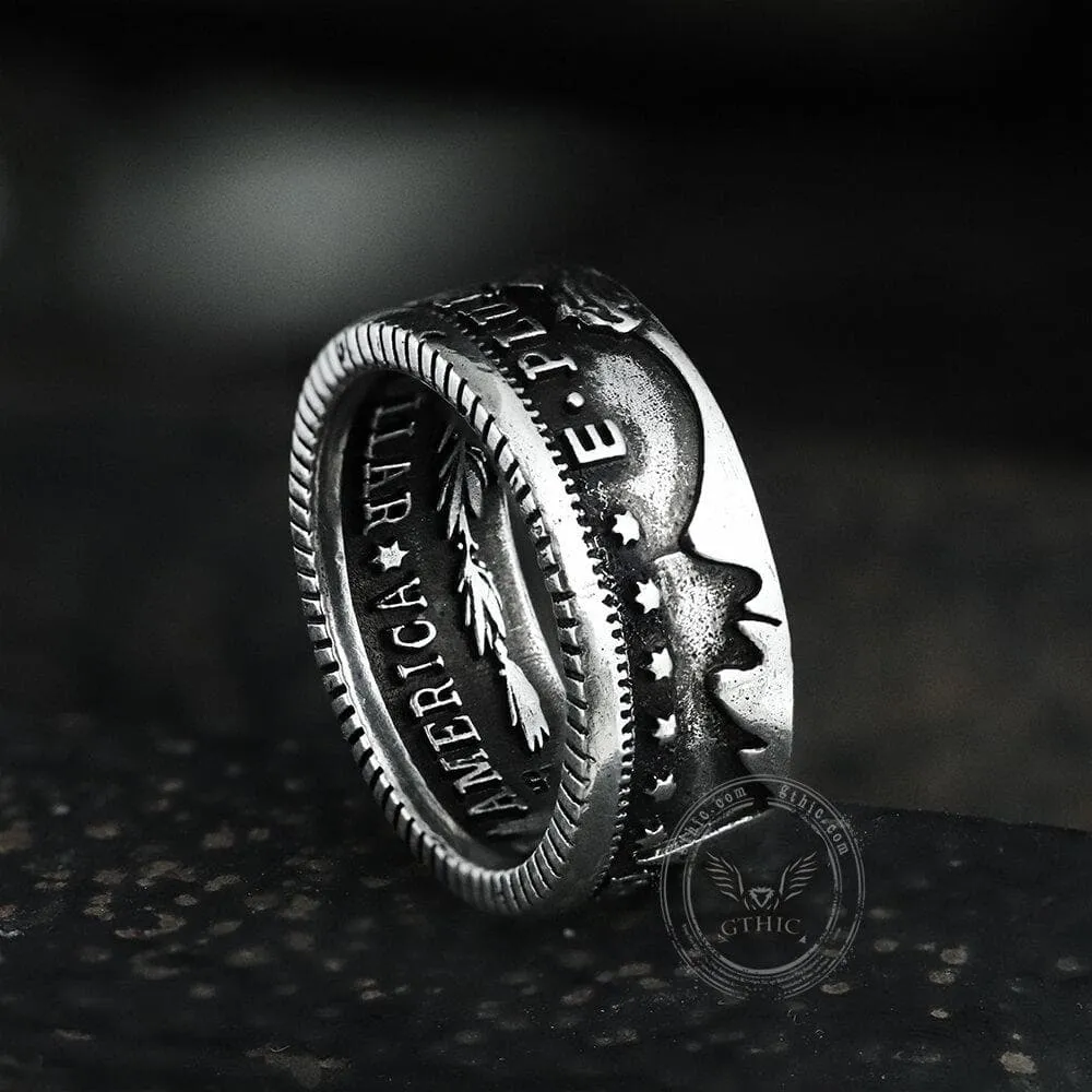 1896 Morgan Dollar Pattern Alloy Ring sold by GTHIC product image thumbnail 5