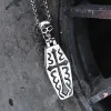 Openable Coffin Stainless Steel Skull Pendant sold by GTHIC