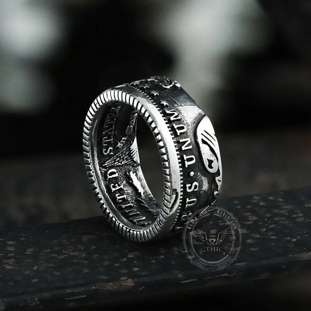 1896 Morgan Dollar Pattern Alloy Ring sold by GTHIC product image thumbnail 4