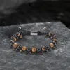 Simple Braided Natural Stone Bead Bracelet sold by GTHIC