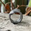Double Headed Snake Sterling Silver Ring sold by GTHIC