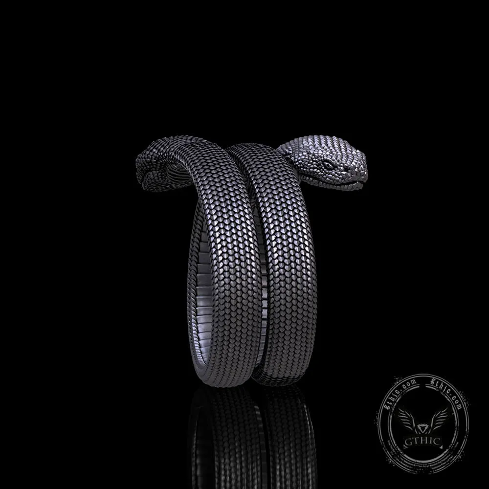 Double Headed Snake Sterling Silver Ring sold by GTHIC product image thumbnail 5