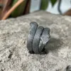 Double Headed Snake Sterling Silver Ring sold by GTHIC