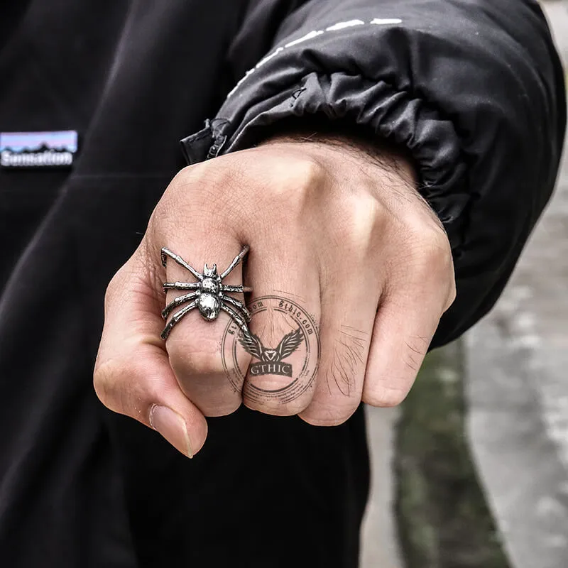 Vintage Spider Stainless Steel Ring sold by GTHIC product image thumbnail 3