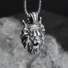 Lion King Crown Pure Tin Necklace sold by GTHIC