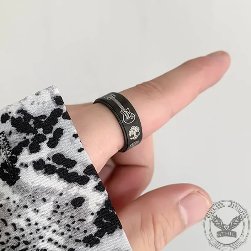 Viking Tree of Life Guitar Stainless Steel Ring sold by GTHIC product image thumbnail 2