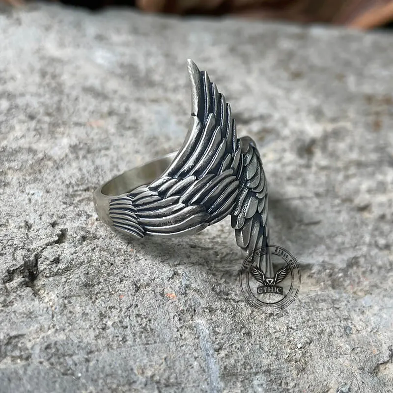 Angel Descends Sterling Silver Ring sold by GTHIC product image thumbnail 4