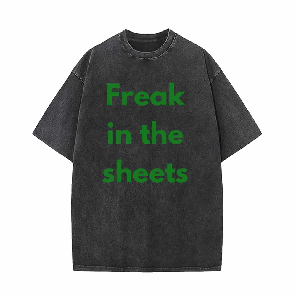 Freak In The Sheets Vintage Washed T-shirt sold by GTHIC
