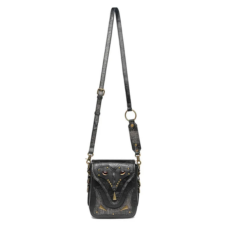 Gothic Evil Eye PU Leather Punk Crossbody Bag sold by GTHIC product image thumbnail 2
