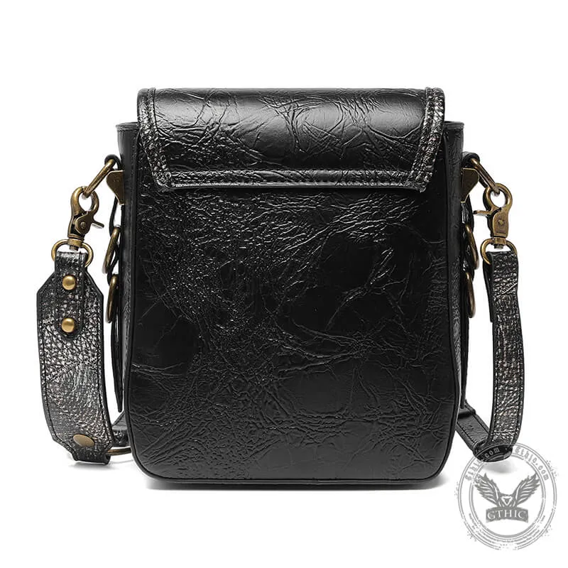 Gothic Evil Eye PU Leather Punk Crossbody Bag sold by GTHIC product image thumbnail 4