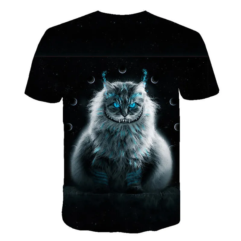 Persian Cat Polyester T-shirt sold by GTHIC product image thumbnail 3
