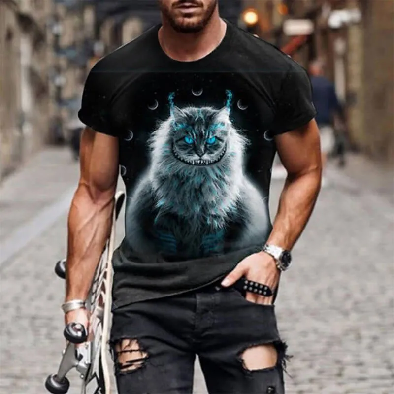 Persian Cat Polyester T-shirt sold by GTHIC product image thumbnail 2