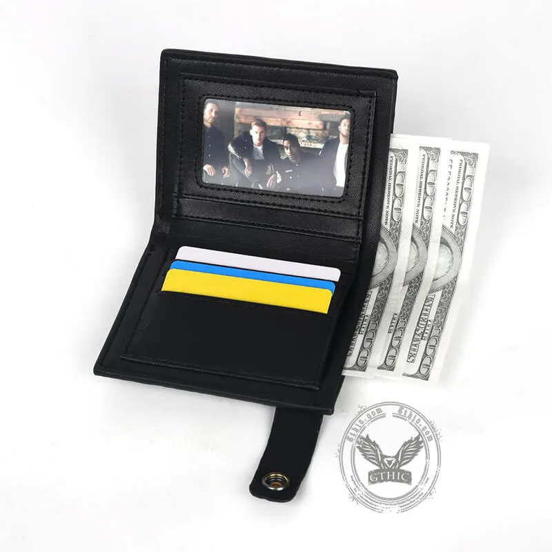 Gothic Skulls Embossed Bifold Chain Wallet sold by GTHIC product image thumbnail 5