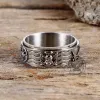 Anchor Compass Stainless Steel Spinner Ring sold by GTHIC