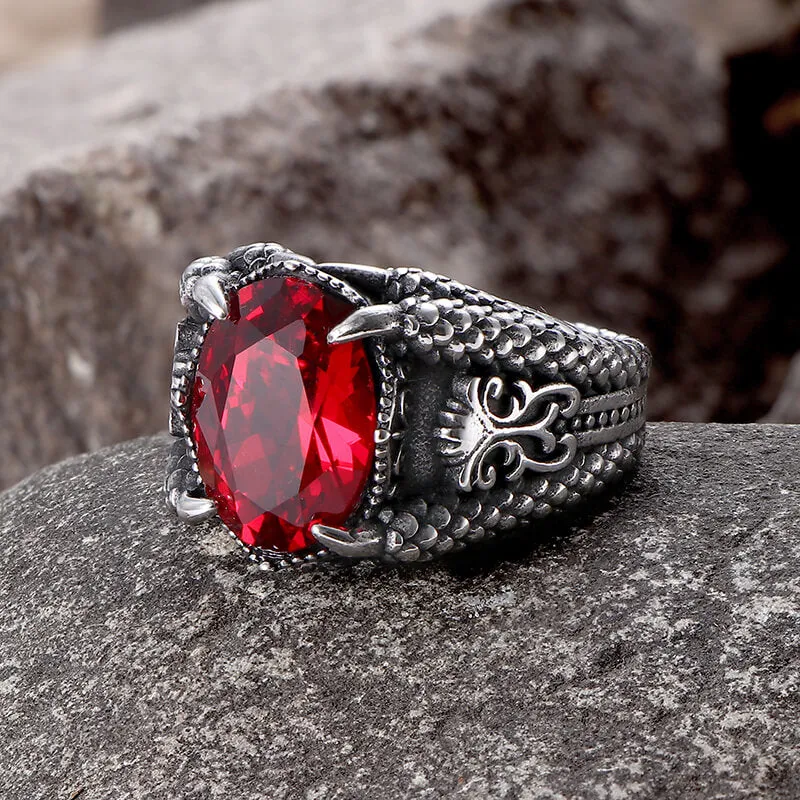 Dragon Claw Gem Stainless Steel Ring sold by GTHIC product image thumbnail 3