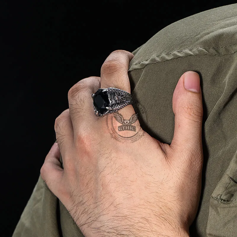 Dragon Claw Gem Stainless Steel Ring sold by GTHIC product image thumbnail 2