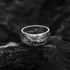 Loyal Wolf Pattern Alloy Embossed Ring sold by GTHIC
