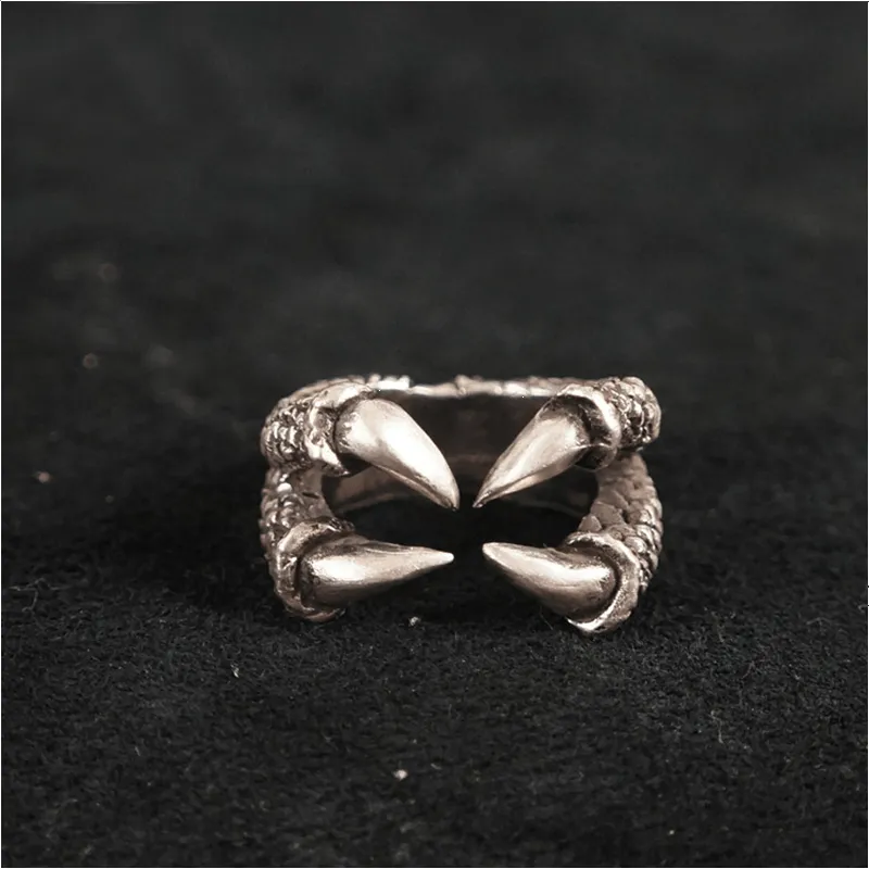 Retro Dragon Claw Sterling Silver Brass Ring sold by GTHIC product image thumbnail 5