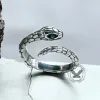 Green Eye Snake Stainless Steel Ring sold by GTHIC