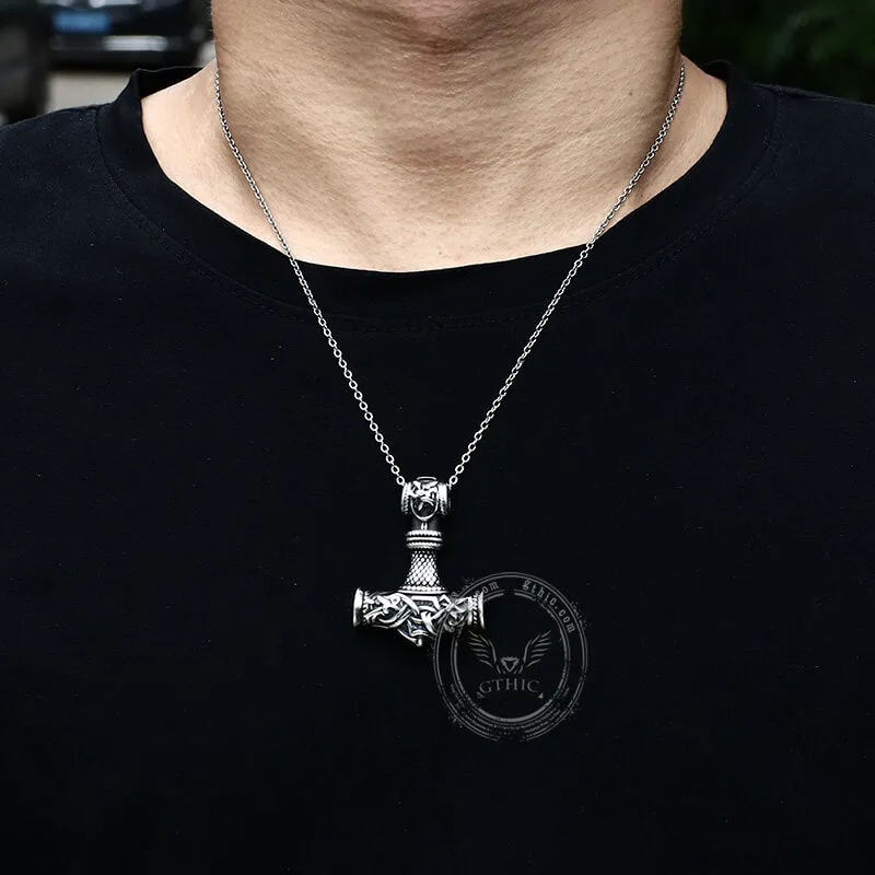 Viking Thor's Hammer Stainless Steel Pendant sold by GTHIC product image thumbnail 2