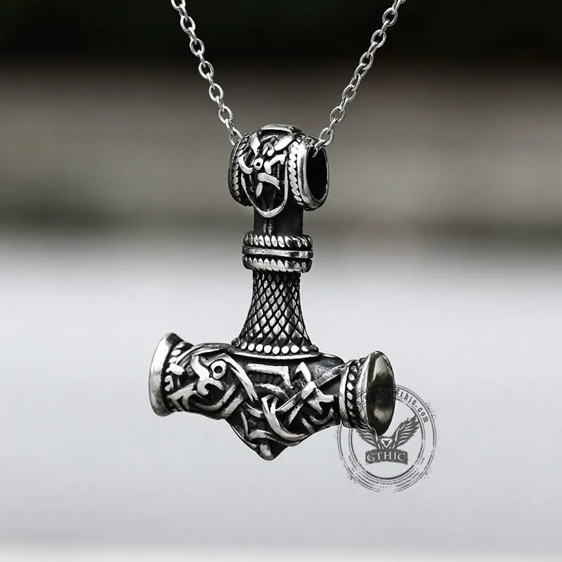 Viking Thor's Hammer Stainless Steel Pendant sold by GTHIC product image thumbnail 5