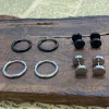 Simple Dumbbell Stainless Steel Hoop Earrings Set sold by GTHIC