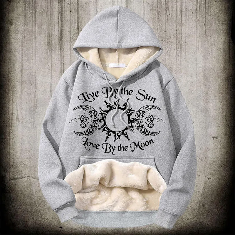 Triple Goddess Witch Polyester Fleece Hoodie sold by GTHIC product image thumbnail 2