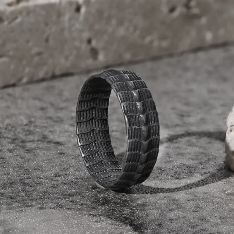 Dragon Spine Stainless Steel Ring sold by GTHIC