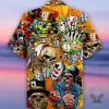 Hawaii Poker Card Dice Polyester Skull Shirt sold by GTHIC