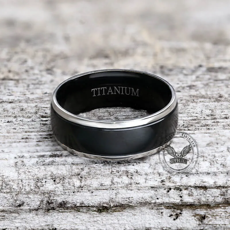 Polished Valknut Titanium Band Viking Ring sold by GTHIC product image thumbnail 4