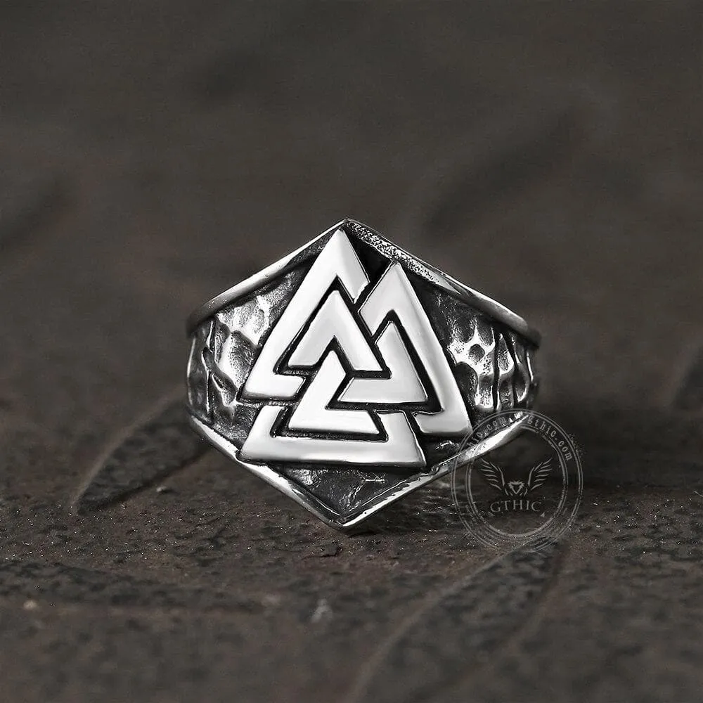 Mysterious Valknut Symbol Stainless Steel Ring sold by GTHIC product image thumbnail 3