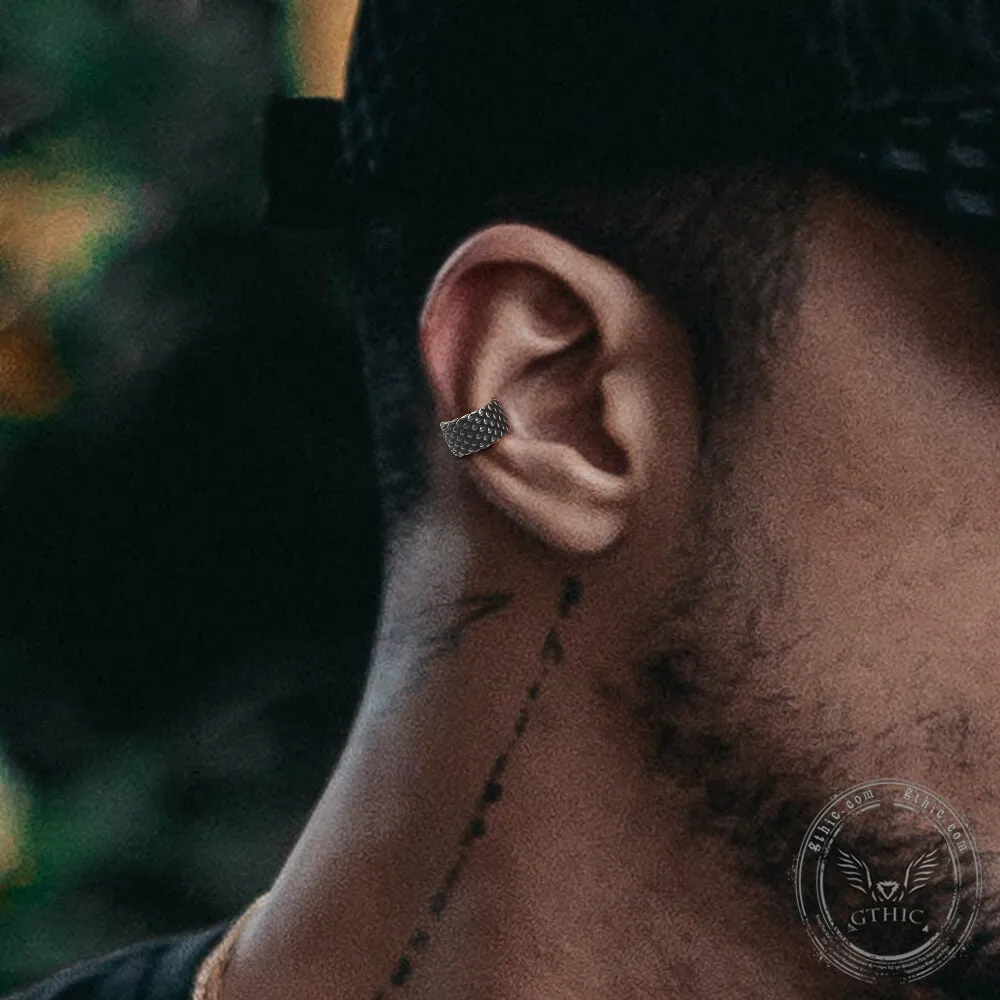 Dragon Scale Stainless Steel Ear Cuffs sold by GTHIC product image thumbnail 2