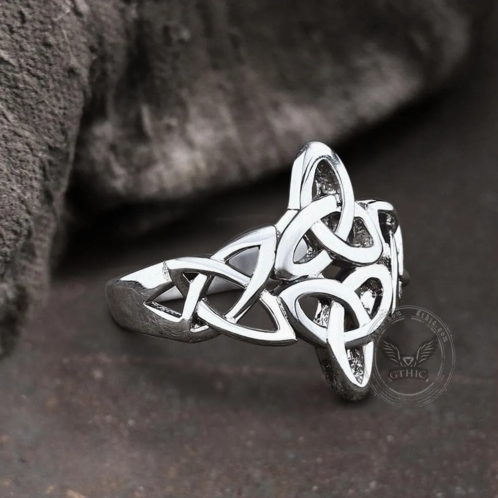 Triquetra Irish Celtics Stainless Steel Viking Ring sold by GTHIC product image thumbnail 5