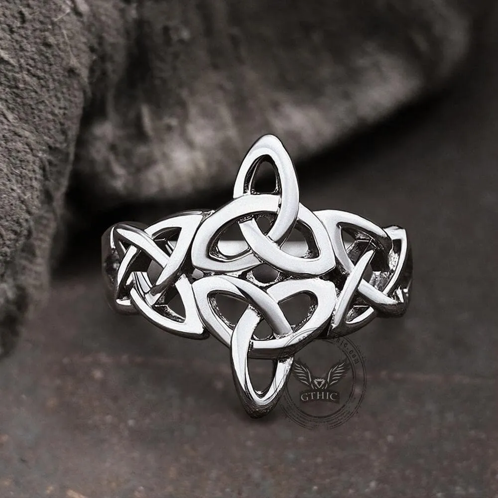 Triquetra Irish Celtics Stainless Steel Viking Ring sold by GTHIC