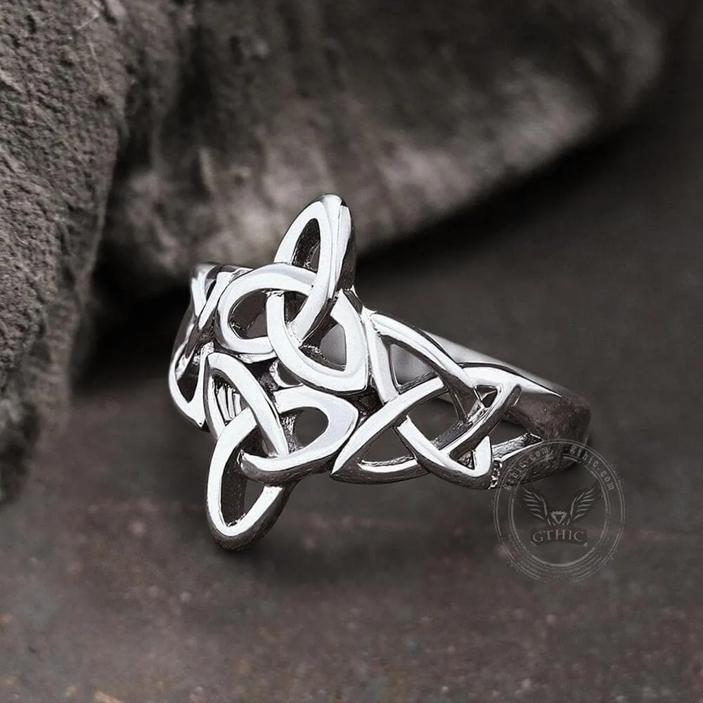 Triquetra Irish Celtics Stainless Steel Viking Ring sold by GTHIC product image thumbnail 4