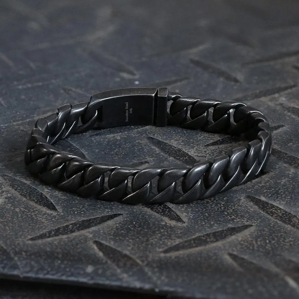 Cuban Chain Stainless Steel Bracelet sold by GTHIC product image thumbnail 4