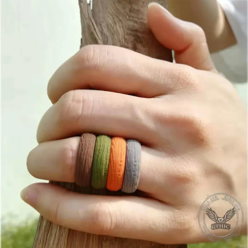 5.7 mm Width Engagement Silicone Ring Set sold by GTHIC product image thumbnail 2