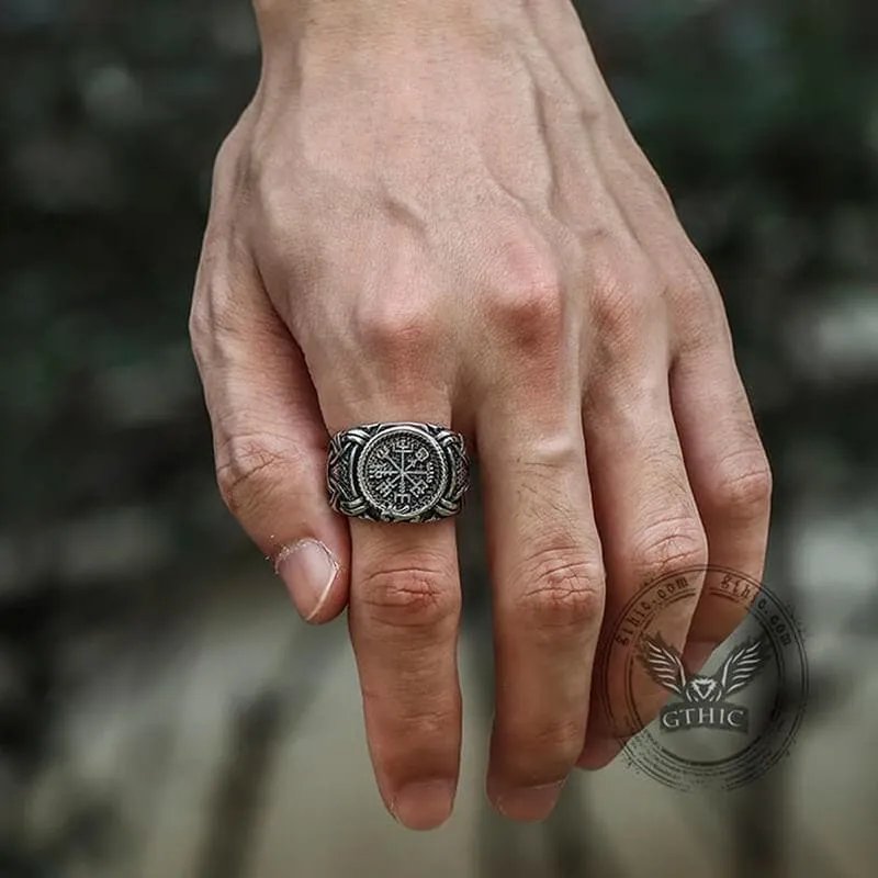 Dragon Amulet 316L Stainless Steel Viking Ring sold by GTHIC product image thumbnail 2