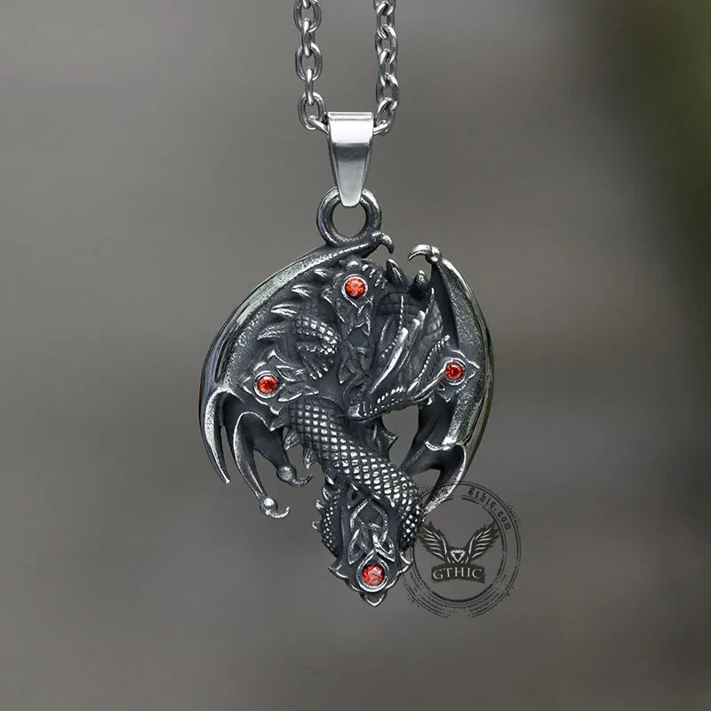 Guardian Dragon Stainless Steel Pendant sold by GTHIC product image thumbnail 3