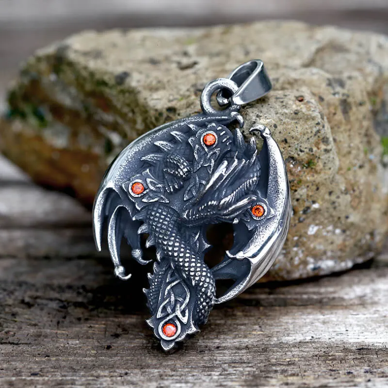 Guardian Dragon Stainless Steel Pendant sold by GTHIC